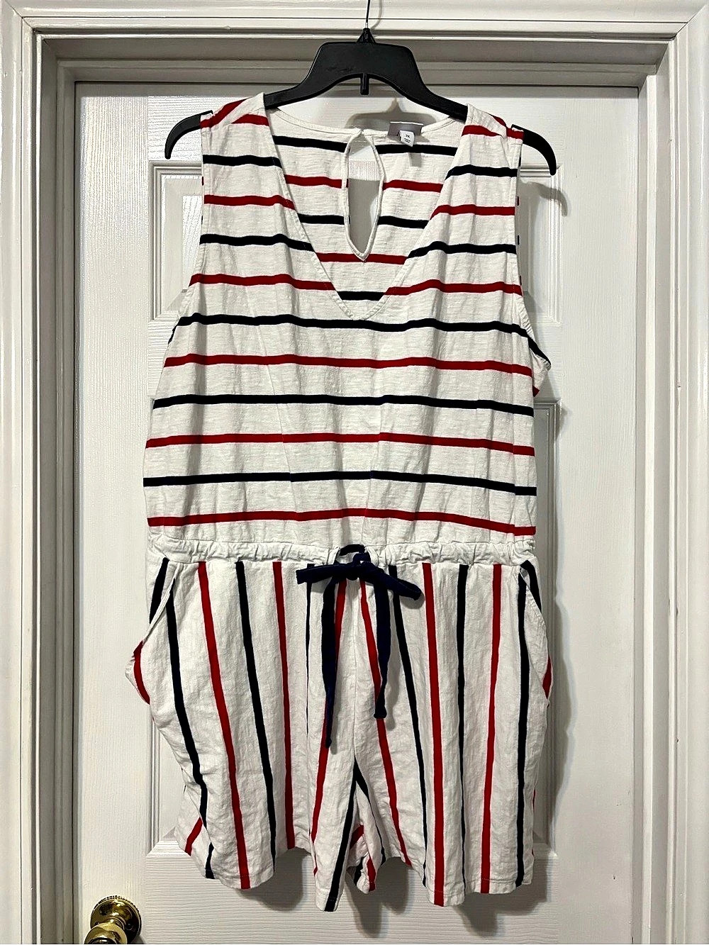 vineyard vines for Target Striped Romper White & Red Size 3X